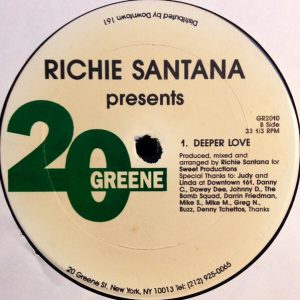 Richie Santana - ''Zimbra / Sweet Beats / Deeper Love''