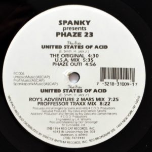 Spanky Presents Phaze 23 - ''United States Of Acid''