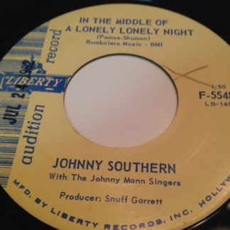 Johnny Southern - ''In The Middle Of A Lonely Lonely Night''